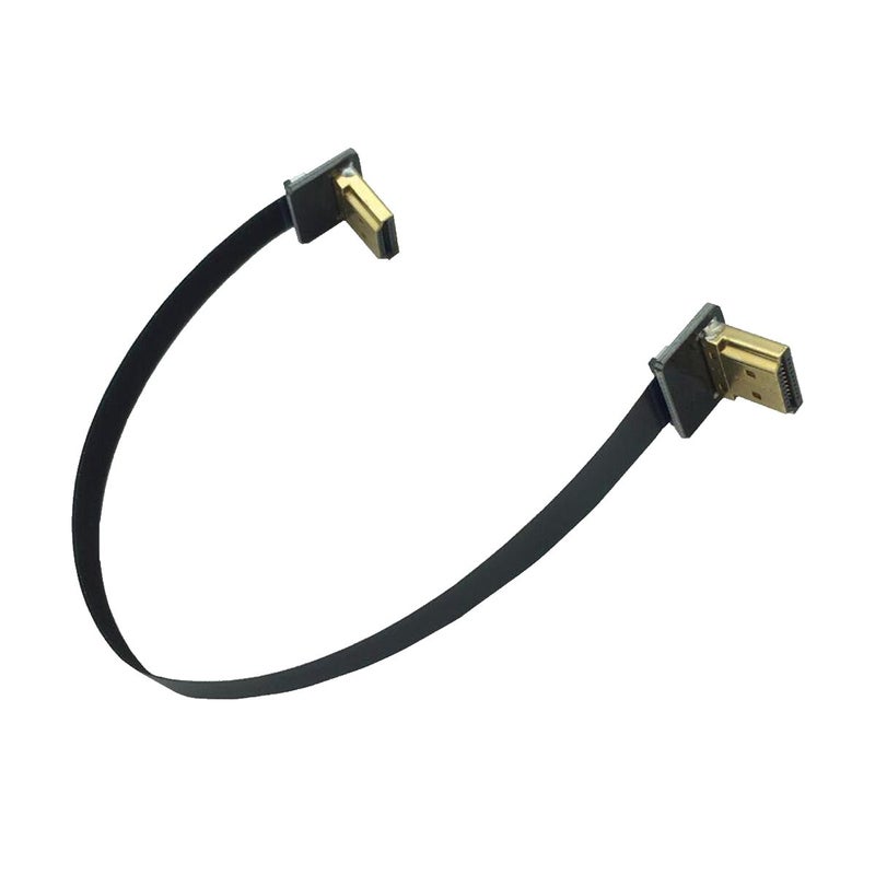 Kework 20cm FPV HDMI Slim Flat Cable, Upward Male to Upward Male 1080P HDMI Cord - Image 2